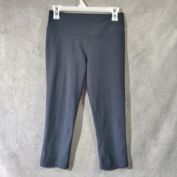 Nike Dri-Fit Running/Exercise/Yoga/Workout Capri Black Size S - Picture 1 of 10